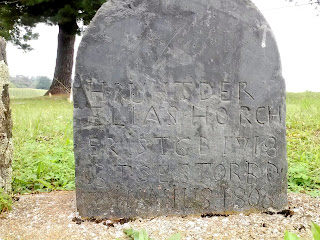 Pennsylvania Dutch slate tombstone