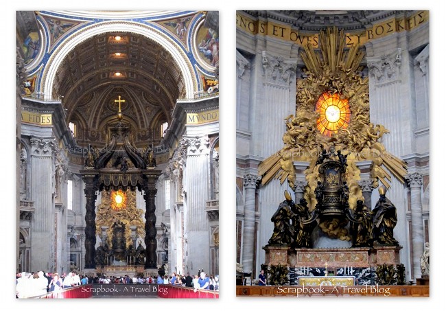 Cathedra Petri and Gloria in St Peter's Basilica Vatican City