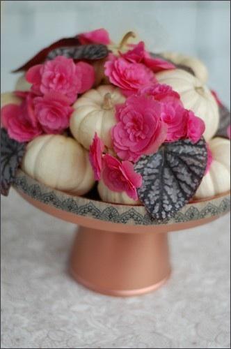 DIY Pumpkin Wedding Centerpiece 