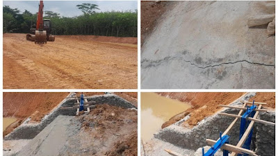 Pembangunan Embung Tiyuh Indraloka diduga Proyek Siluman di Tulang Bawang Barat