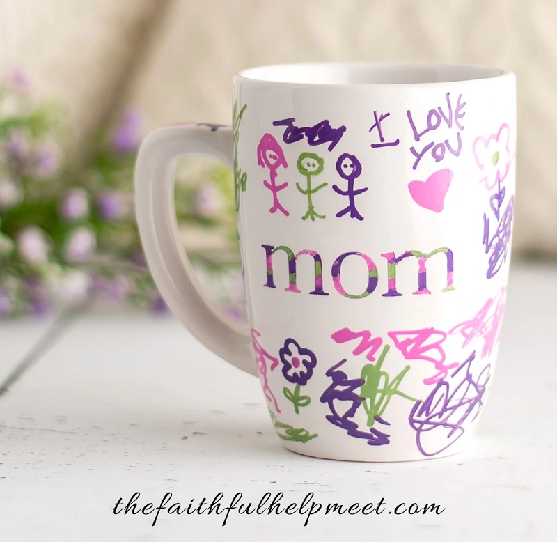 sharpie decorated mug