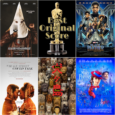 Best Original Score 2019 Academy Awards Predictions