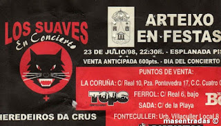 entrada de concierto de los suaves