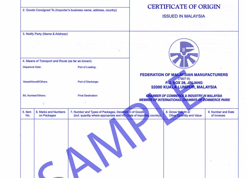 Catatan Pentingku: Kegunaan Certificate of Origin ( COO)