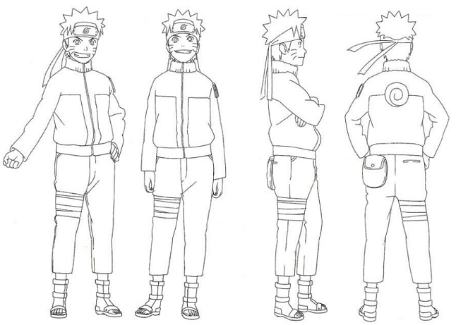 Como Dibujar a Naruto Uzumaki Paso a Paso