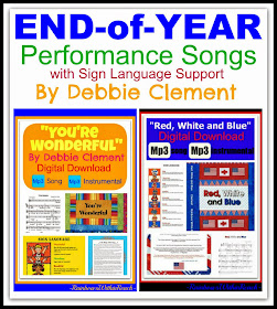Community Building Songs: Beginning of Year & End of Year by Debbie Clement