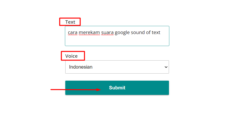 merekam suara google sound of text