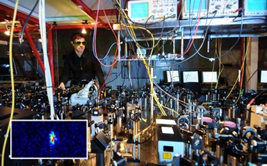 experimento para controlar a transmissão de luz