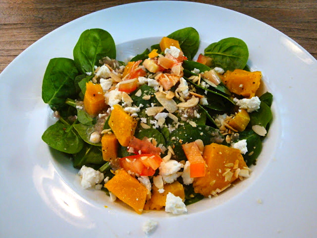 Green Room Cafe Bishan Park Pumpkin and Spinach Salad