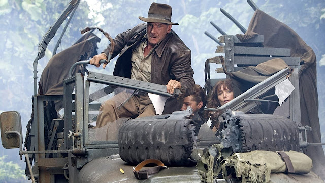 Harrison Ford em cena de ‘Indiana Jones e o Reino da Caveira de Cristal’