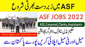 ASF Jobs 2022 Advertisement |  Apply Online Form