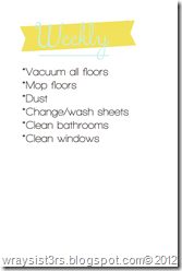 weekly yellow