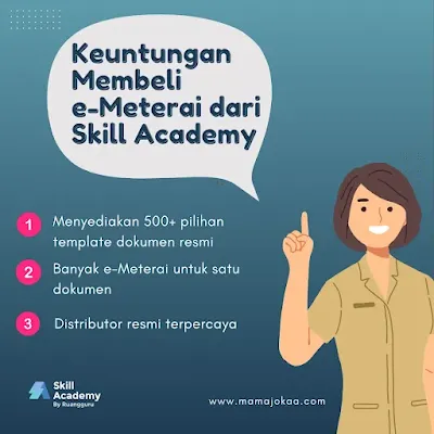 Keuntungan Membeli e-Meterai dari Skill Academy