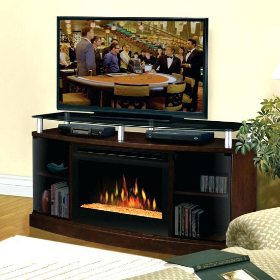 How to buy a electric fireplace tv stand