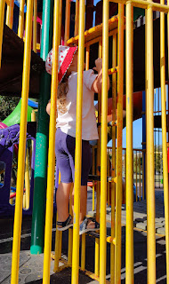 Climbing the ladder to a slide