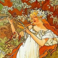 Primavera (Alfons Mucha )