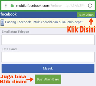 buat akun facebook