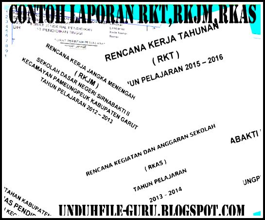 Terupdate 2017 Contoh Laporan RKT, RKJM, Dan RKAS