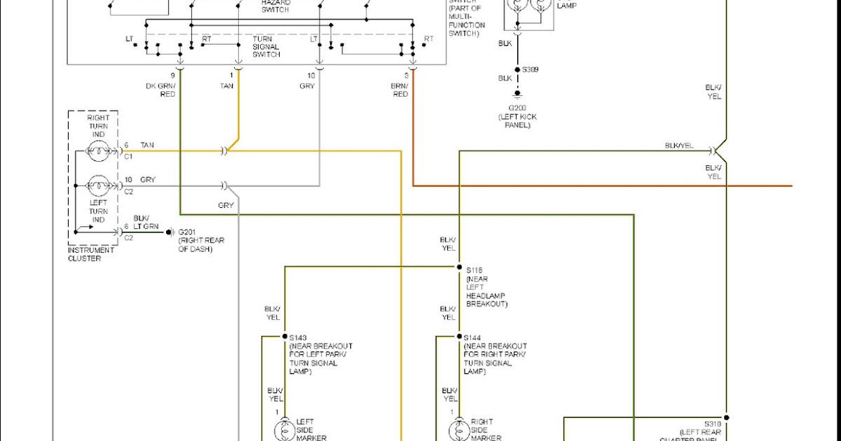 2000 Jeep Wrangler SE System Wiring Diagrams Exterior Lamps Circuit | Schematic Wiring Diagrams ...