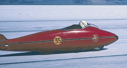 At speed on the salt in 1962