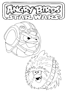 Angry Birds Star Wars Coloring Pages