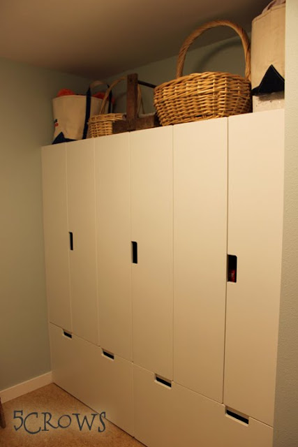 children's furniture as pantry storage