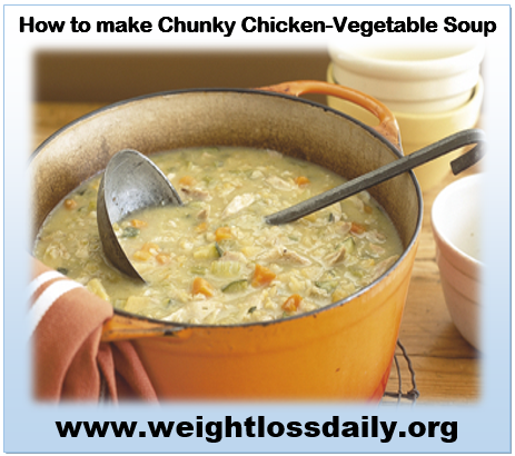 How to make Chunky Chicken-Vegetable Soup