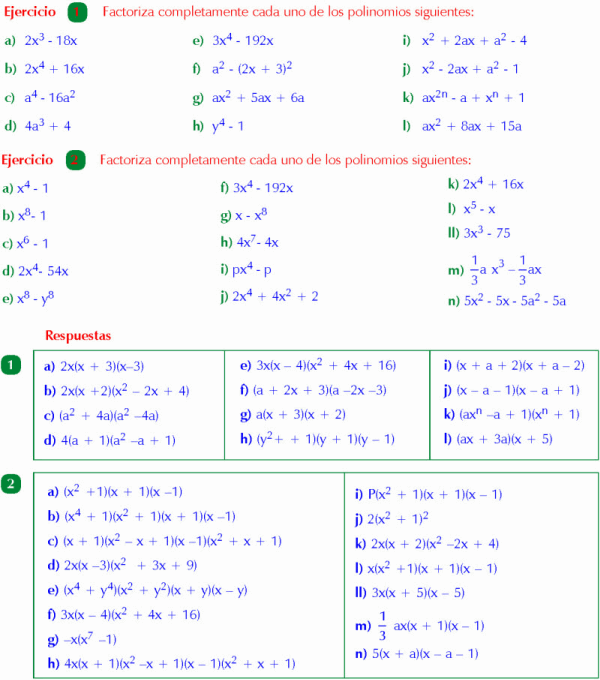 Factorizacion Del Trinomio Ax2 Bx C Por Aspa Ejemplos Y