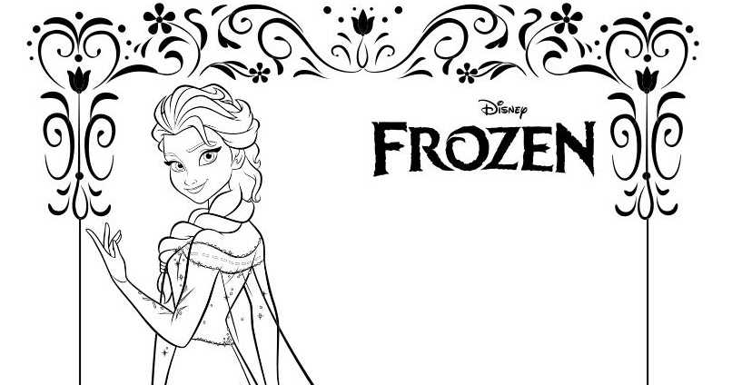  Gambar  Mewarnai Frozen Elsa Terbaru gambarcoloring