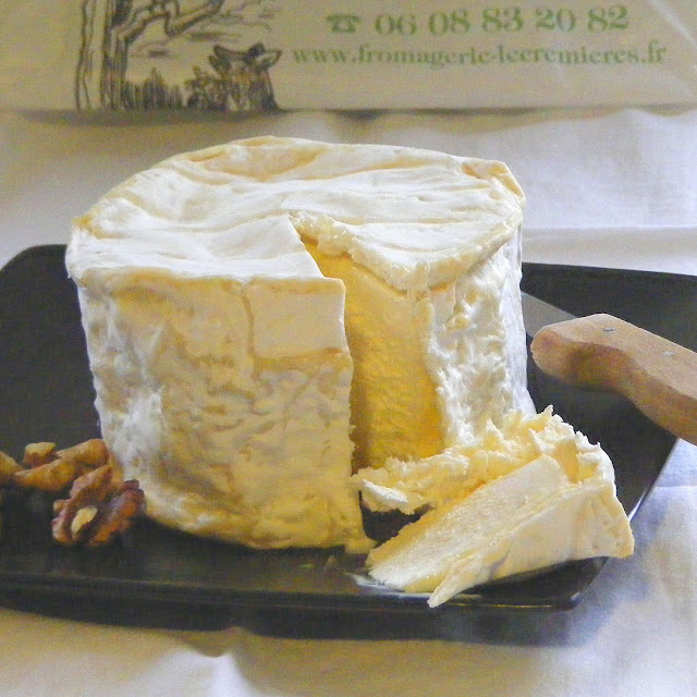 Chaource cheese, France. Photo by Loire Valley Time Travel.