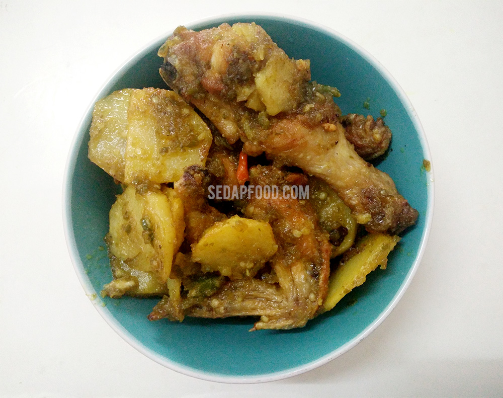 Resepi Ayam Goreng Masak Sambal Berlada Hijau