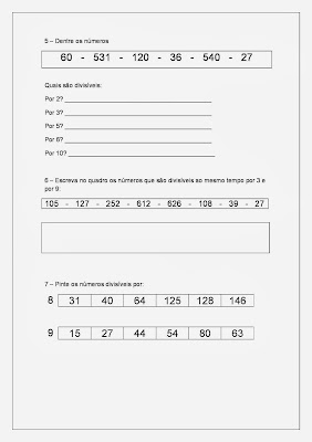 Múltiplos e Divisores - Multiplicação e Divisão parte 5