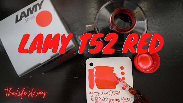 Stationery Review 36: Lamy T52 Bottled Ink - RED (50ml) for ZAR 188