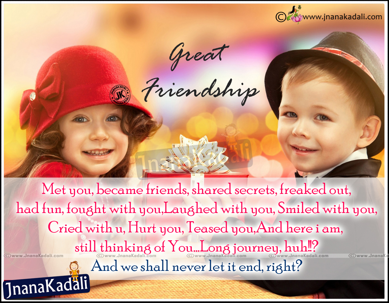 Best English good friendship status quotes for friends | JNANA KADALI