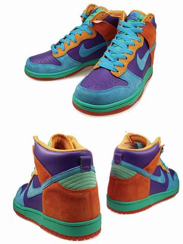 Bright Tennis Shoes on Dunk 6 0 Pure Purple Bright Neon Shoes For Men   Rainbow Nike Shoes