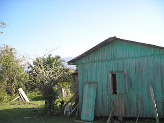 wooden house, El Porvenir, Honduras