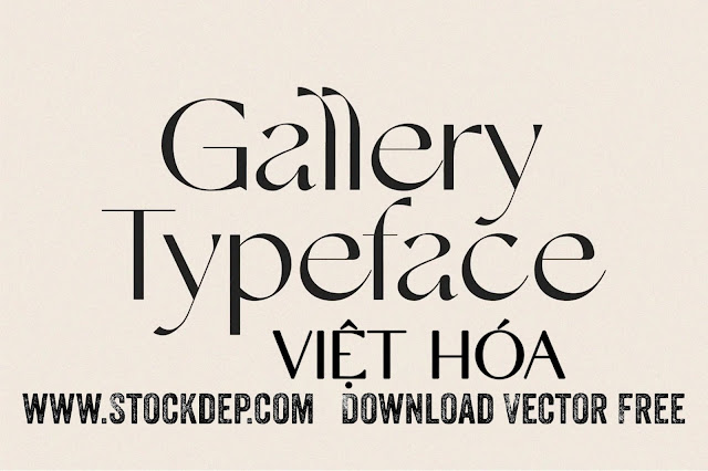 Download Gallery Modern Font Tiếng việt