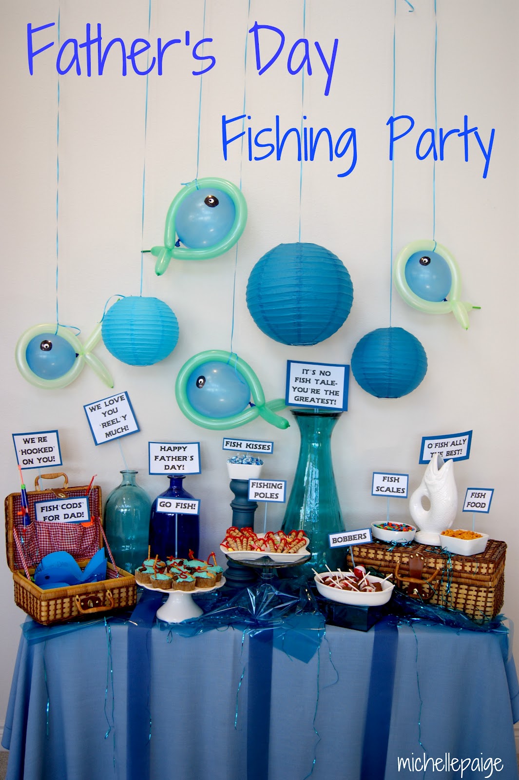 michelle paige blogs: Father's Day Fishing Party