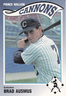 Brad Ausmus 1990 Prince William Cannons card