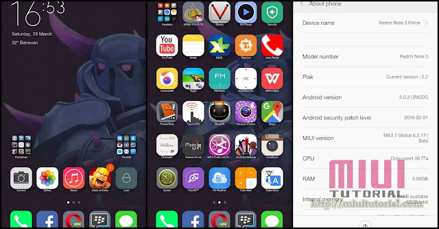 Masih Saja Bootloop Install Xposed Di Xiaomi Redmi Note 3? Coba Ini Custom Rom MiuiPRO v6.3.17 + Tutorial Lengkap