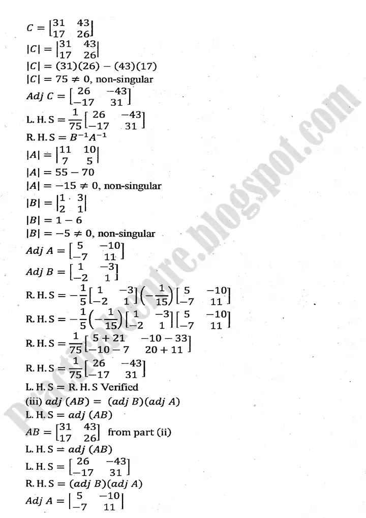 matrices-and-determinants-exercise-2-3-10