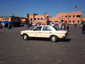 Grand Taxi Mercedes en Marrakech