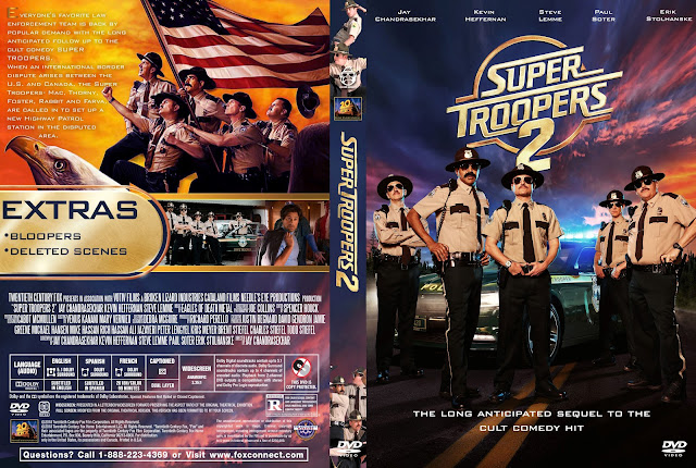 Super Troopers 2 DVD Cover - Cover Addict - DVD, Bluray 