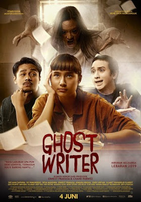 Download Film GHOST WRITER (2019) Bluray Full Movie Sebuah buku diary tua berisi rahasia kelam yang menyayat hati. Bagi Galih, buku ini adalah sebuah pembelaan terhadap prasangka salah kedua orang tuanya. Bagi Naya, buku ini adalah materi brilian untuk novel terbarunya setelah 3 tahun kering ide. Maka sebuah kerjasama beda alam pun dimulai.. Free Link Download Film GHOST WRITER (2019) Bluray Full Movie 