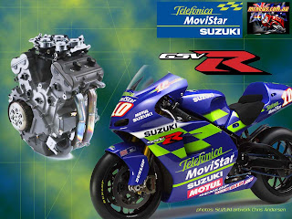 Suzuki GSV R 2003 Movistar MotoGP Style Modified