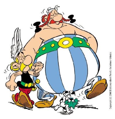 Astérix, una creación de Goscinny y Uderzo