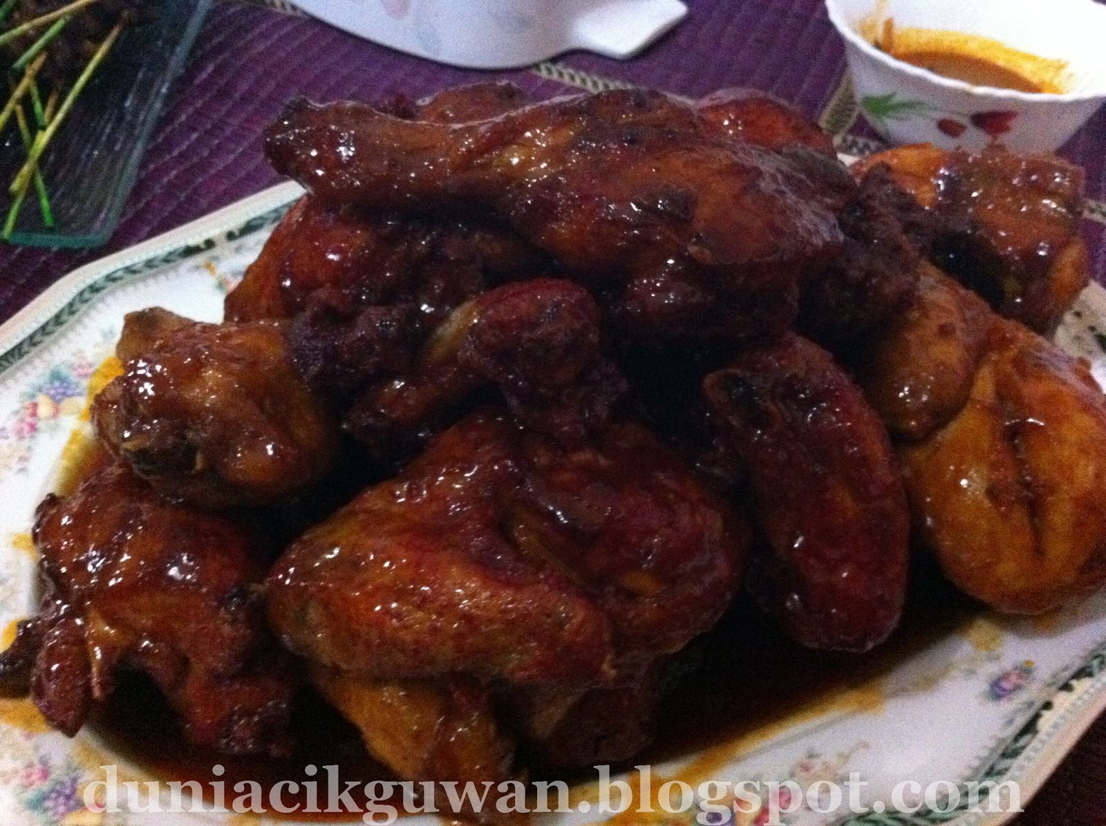Cik Wan Kitchen: Ayam Madu Cikgu Wan