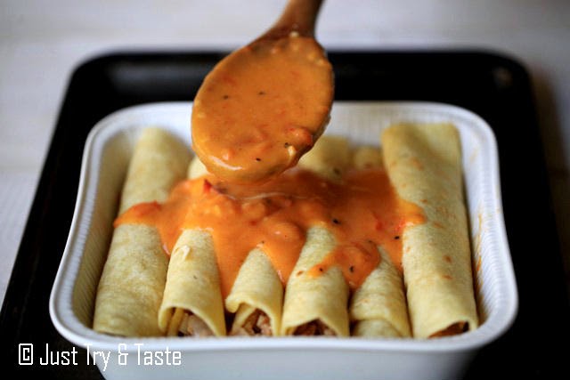 Enchiladas Isi Ayam &amp; Happy Enchiladas Day! 