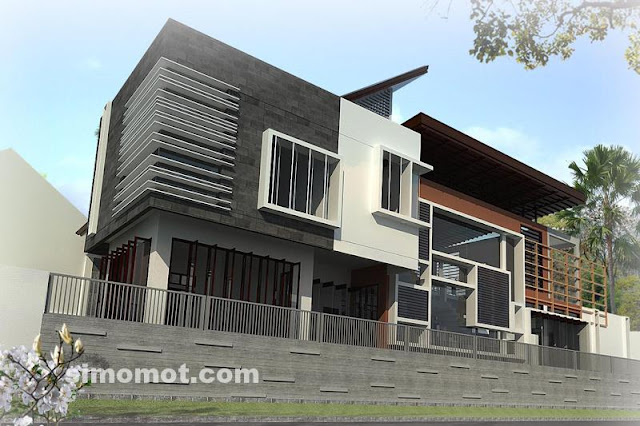 17 Model  Rumah  minimalis  dua lantai  Oke tahun  2019  