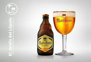 Cerveza de abadía Maredsous Blond 6